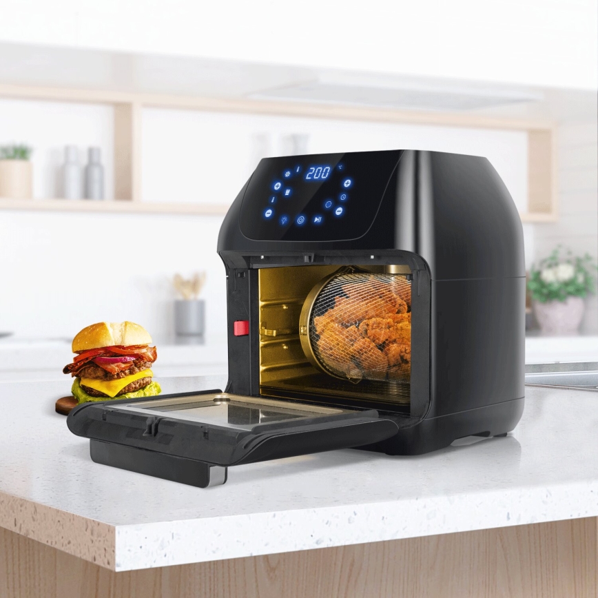 Aigostar - Air fryer 1400W/230V 12l μαύρο