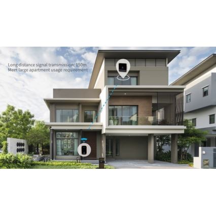 Aigostar - Ασύρματο κουδούνι 230V λευκό