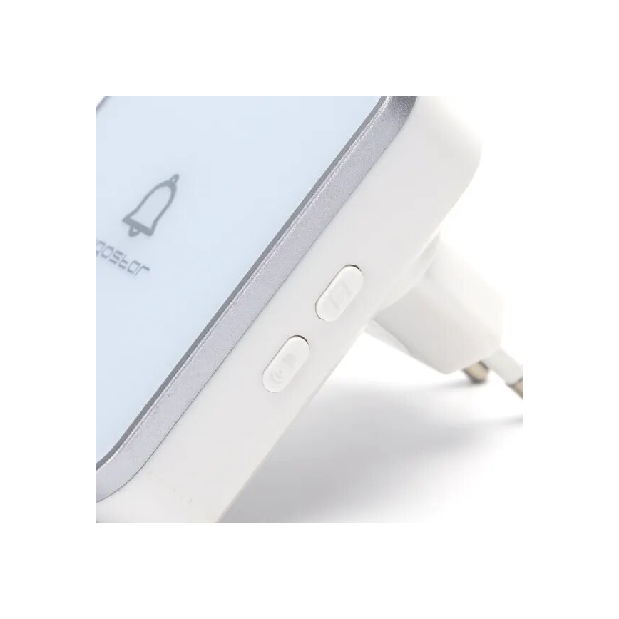 Aigostar - Ασύρματο κουδούνι 230V λευκό