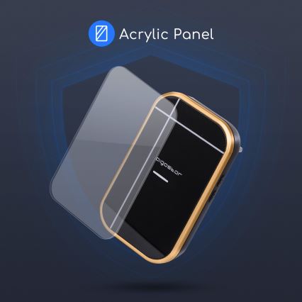 Aigostar - Ασύρματο κουδούνι πόρτας 230V/12V IP44 μαύρο