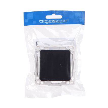 Aigostar - Απλός διακόπτης χωρίς πλαίσιο č. 6 μαύρος
