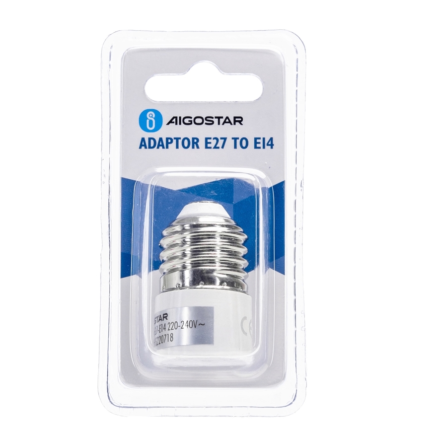 Aigostar - Αντάπτορας από E27 σε υποδοχή E14