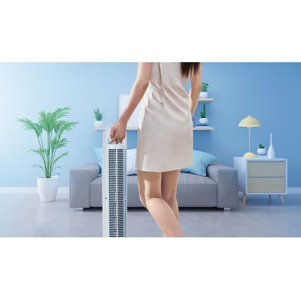 Aigostar - Ανεμιστήρας πύργος 45W/230V λευκό