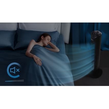 Aigostar - Ανεμιστήρας Πύργος 45W/230V μαύρο