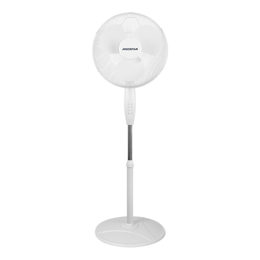 Aigostar - Ανεμιστήρας δαπέδου 40W/230V 123 cm λευκός