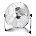 Aigostar - Ανεμιστήρας δαπέδου 60W/230V 44,5 cm γυαλιστερό χρώμιο
