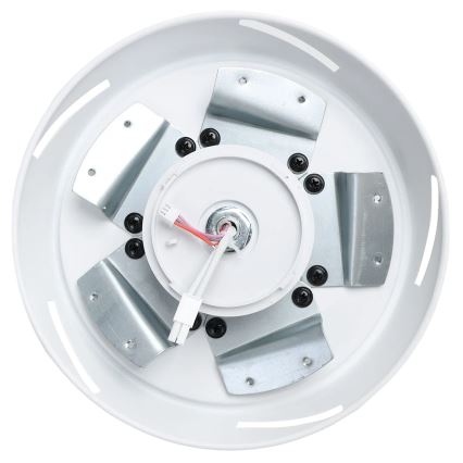 Aigostar - Ανεμιστήρας οροφής LED Dimmable LED/20W/230V 2700-6500K 132cm λευκό/μπεζ + τηλεχειριστήριο