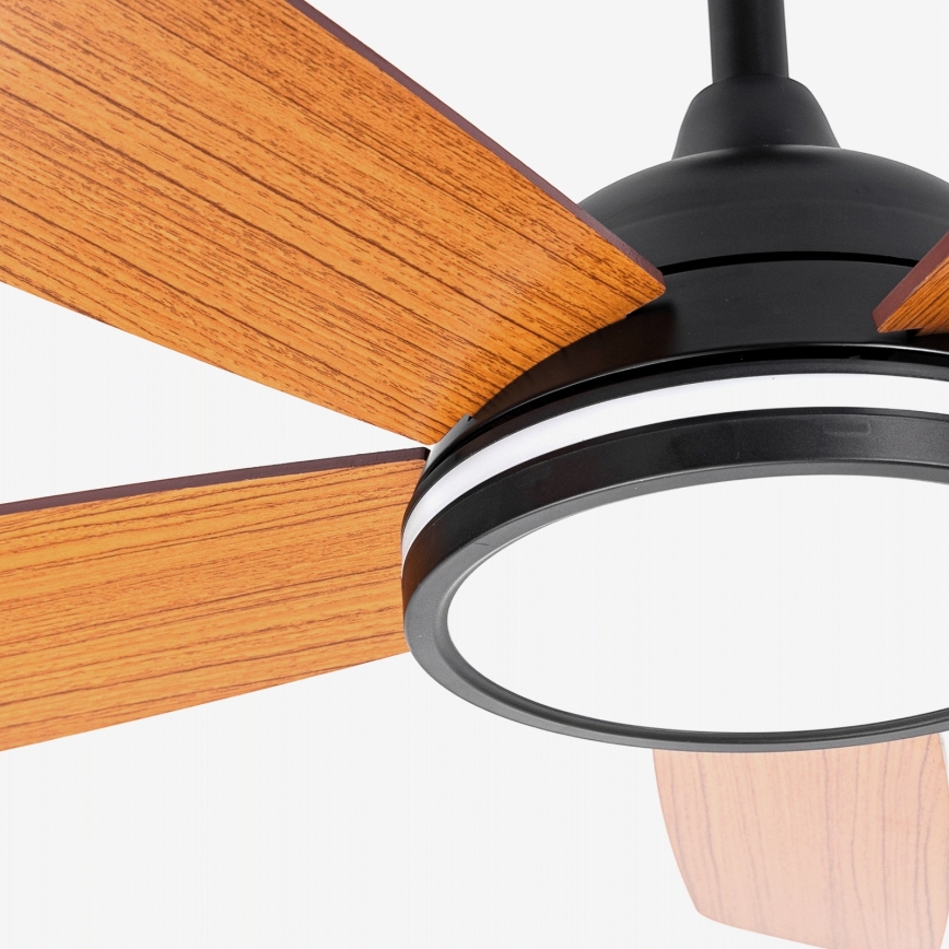 Aigostar - Ανεμιστήρας οροφής LED Dimmable LED/20W/230V 2700-6500K 132cm μπεζ + τηλεχειριστήριο