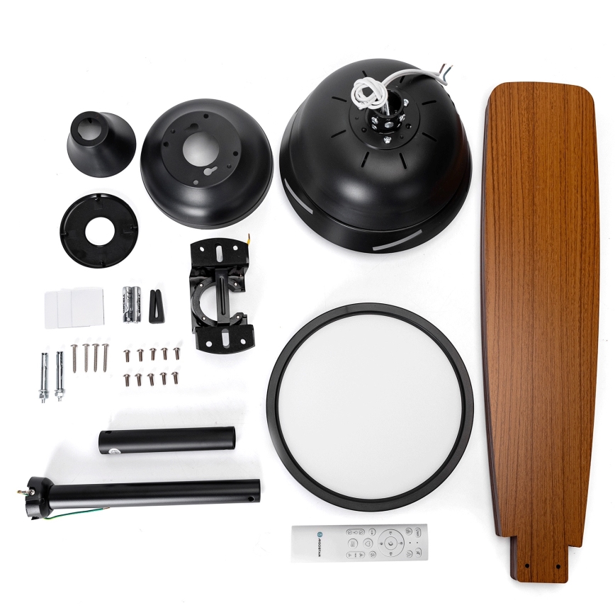 Aigostar - Ανεμιστήρας οροφής LED Dimmable LED/20W/230V 2700-6500K 132cm μπεζ + τηλεχειριστήριο