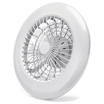 Aigostar - Ανεμιστήρας οροφής LED Dimmable LED/40W/230V 2700-6500K διάμετρος 49 cm + τηλεχειριστήριο λευκό