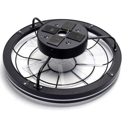 Aigostar - Ανεμιστήρας οροφής LED Dimmable LED/40W/230V 2700-6500K διάμετρος 48 cm + τηλεχειριστήριο μαύρο