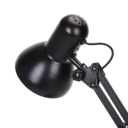 Aigostar - Eπιτραπέζια λάμπα 2σε1 1xE27/40W/230V μαύρο