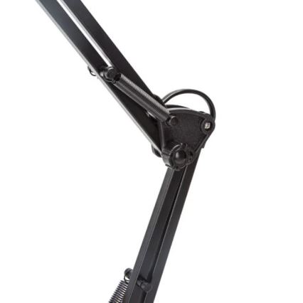 Aigostar - Eπιτραπέζια λάμπα 2σε1 1xE27/40W/230V μαύρο