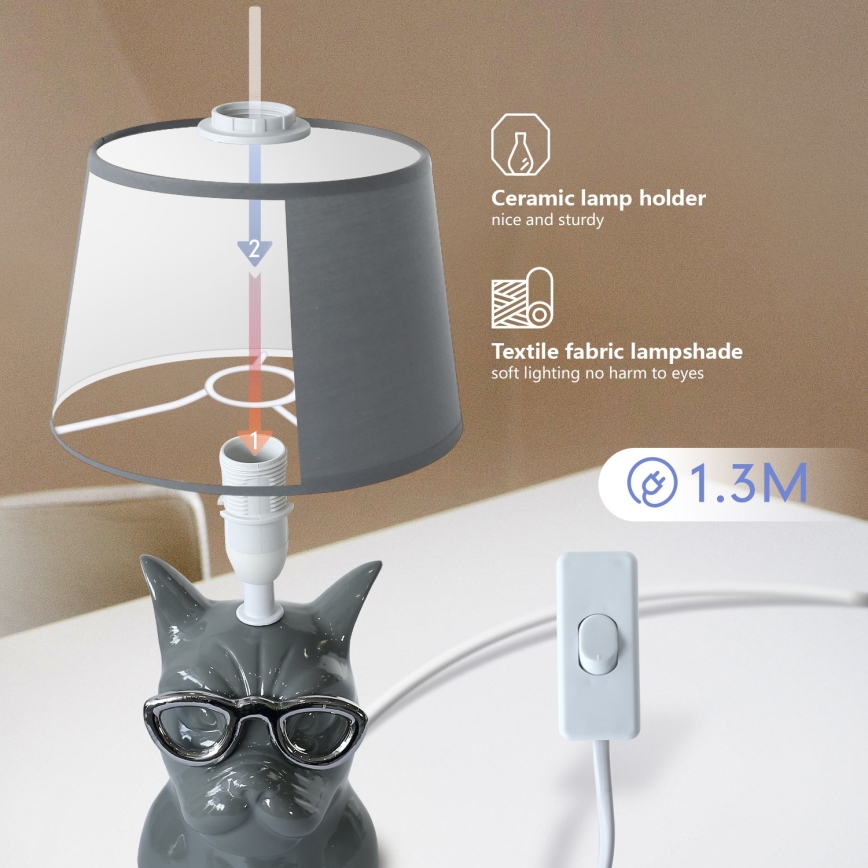 Aigostar - Eπιτραπέζιο φωτιστικό 1xE14/40W/230V