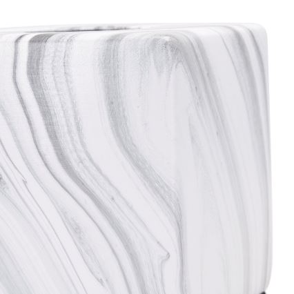 Aigostar - Eπιτραπέζιο φωτιστικό 1xE27/60W/230V λευκό/γκρι