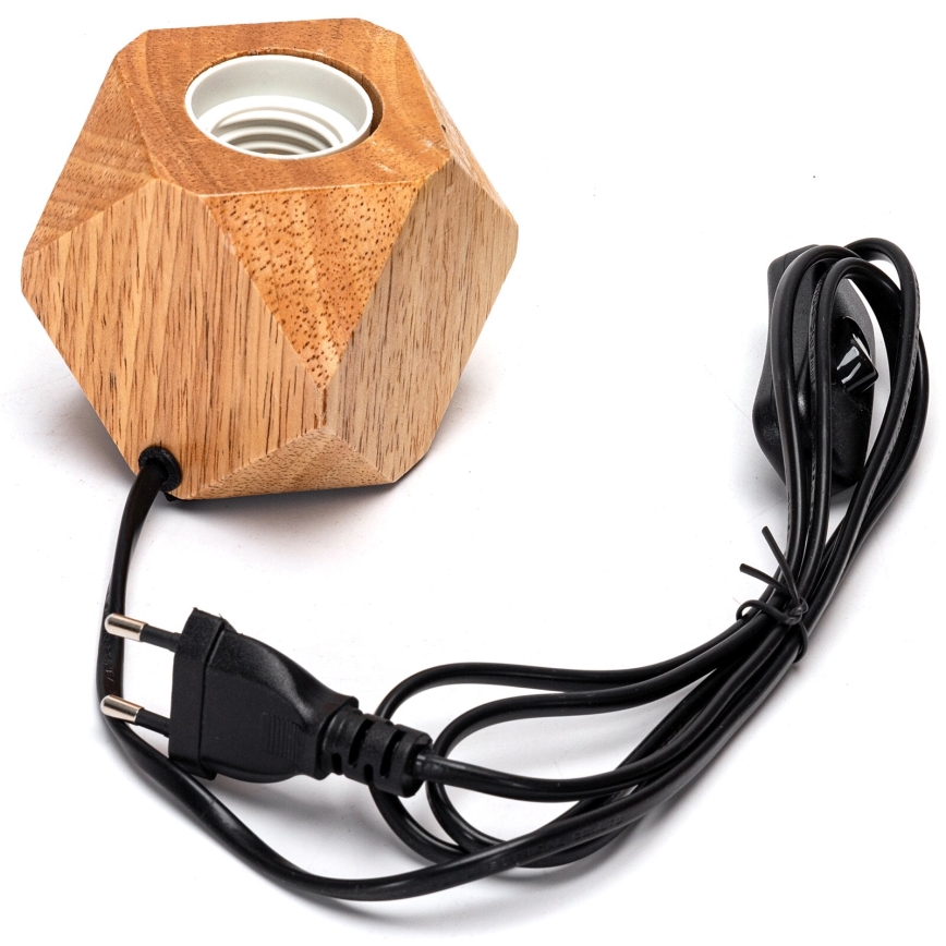 Aigostar - Eπιτραπέζιο φωτιστικό 1xE27/60W/230V Καουτσουκόδεντρο