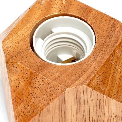 Aigostar - Eπιτραπέζιο φωτιστικό 1xE27/60W/230V Καουτσουκόδεντρο