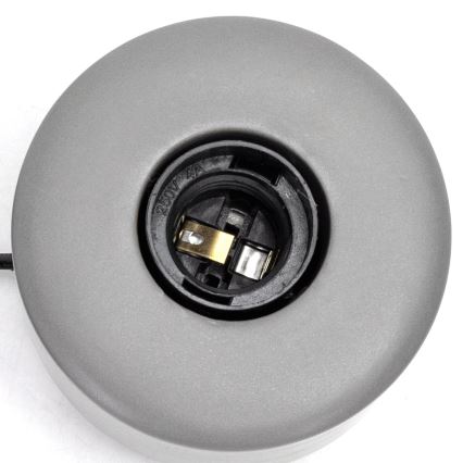 Aigostar - Eπιτραπέζιο φωτιστικό 1xE27/60W/230V γκρι