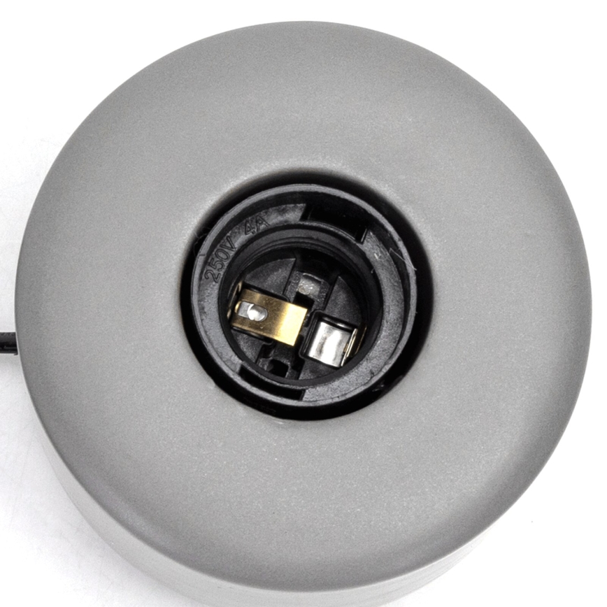 Aigostar - Eπιτραπέζιο φωτιστικό 1xE27/60W/230V γκρι