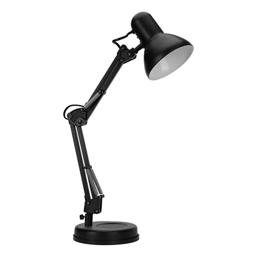 Aigostar - Eπιτραπέζια λάμπα 2σε1 1xE27/40W/230V μαύρο