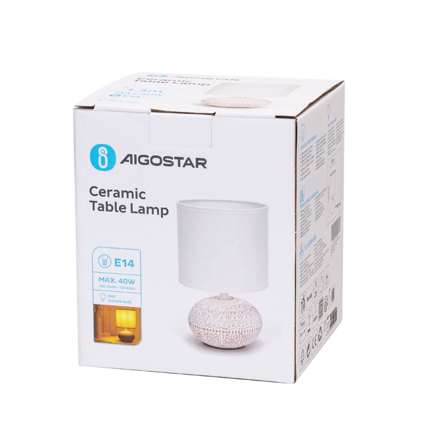 Aigostar - Eπιτραπέζιο φωτιστικό 1xE14/40W/230V