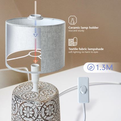 Aigostar - Eπιτραπέζιο φωτιστικό 1xE14/40W/230V