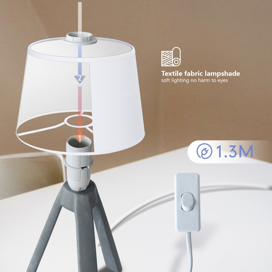 Aigostar - Eπιτραπέζιο φωτιστικό 1xE14/40W/230V