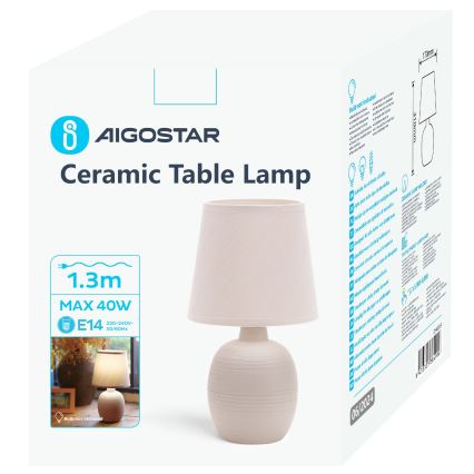 Aigostar - Eπιτραπέζιο φωτιστικό 1xE14/40W/230V
