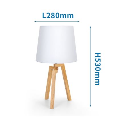 Aigostar - Eπιτραπέζιο φωτιστικό 1xE27/60W/230V