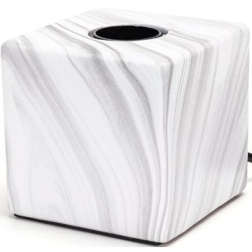 Aigostar - Eπιτραπέζιο φωτιστικό 1xE27/60W/230V λευκό/γκρι