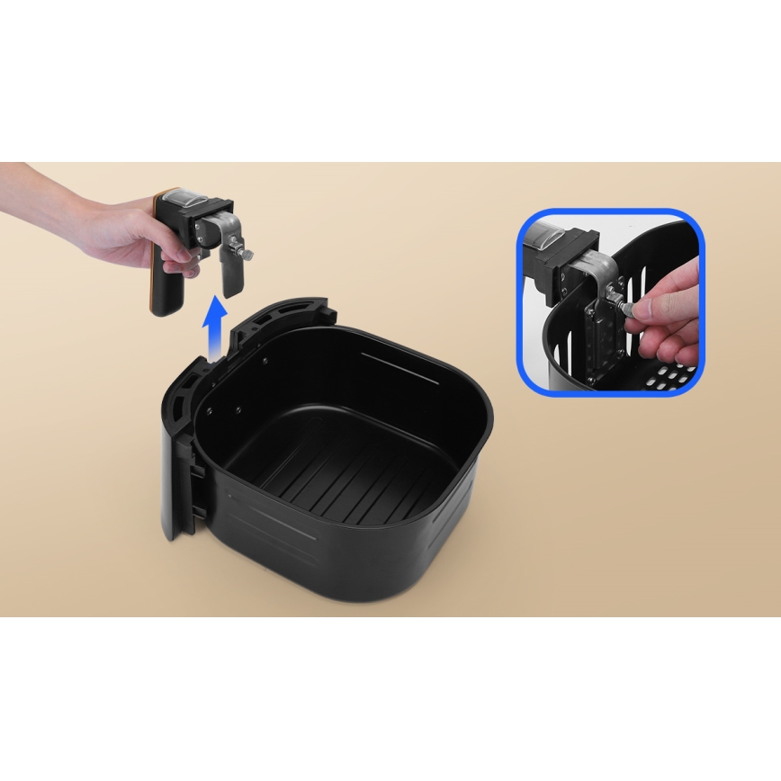 Aigostar - Φριτέζα θερμού αέρα 7l 1900W/230V