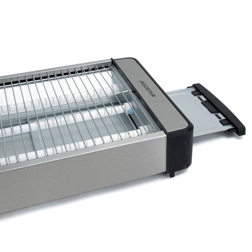 Aigostar - Φρυγανιέρα 840-1000W/230V ματ χρώμιο