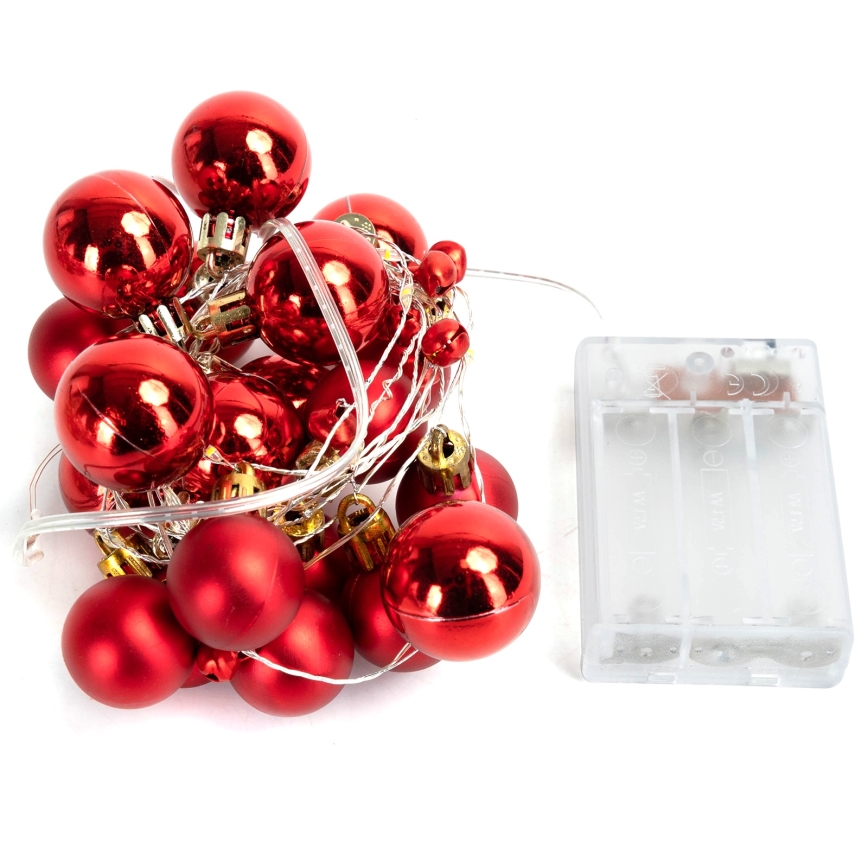 Aigostar - Φωτάκια LED 20xLED/3xAA 2m θερμό λευκό