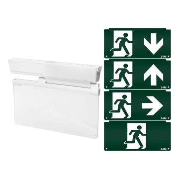 Aigostar - Φωτιστικό ασφαλείας LED EMERGENCY EXIT LED/3,6W/230V 6500K 500mAh