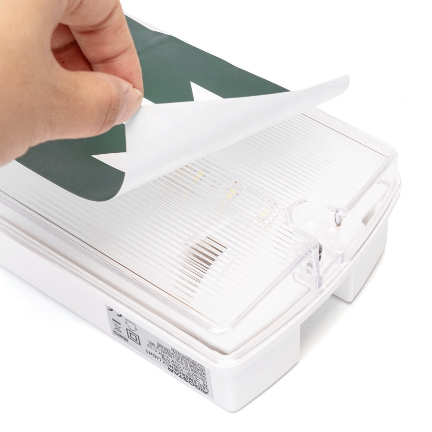 Aigostar - Φωτιστικό ασφαλείας LED EMERGENCY EXIT LED/4W/230V IP65 6500K 600mAh