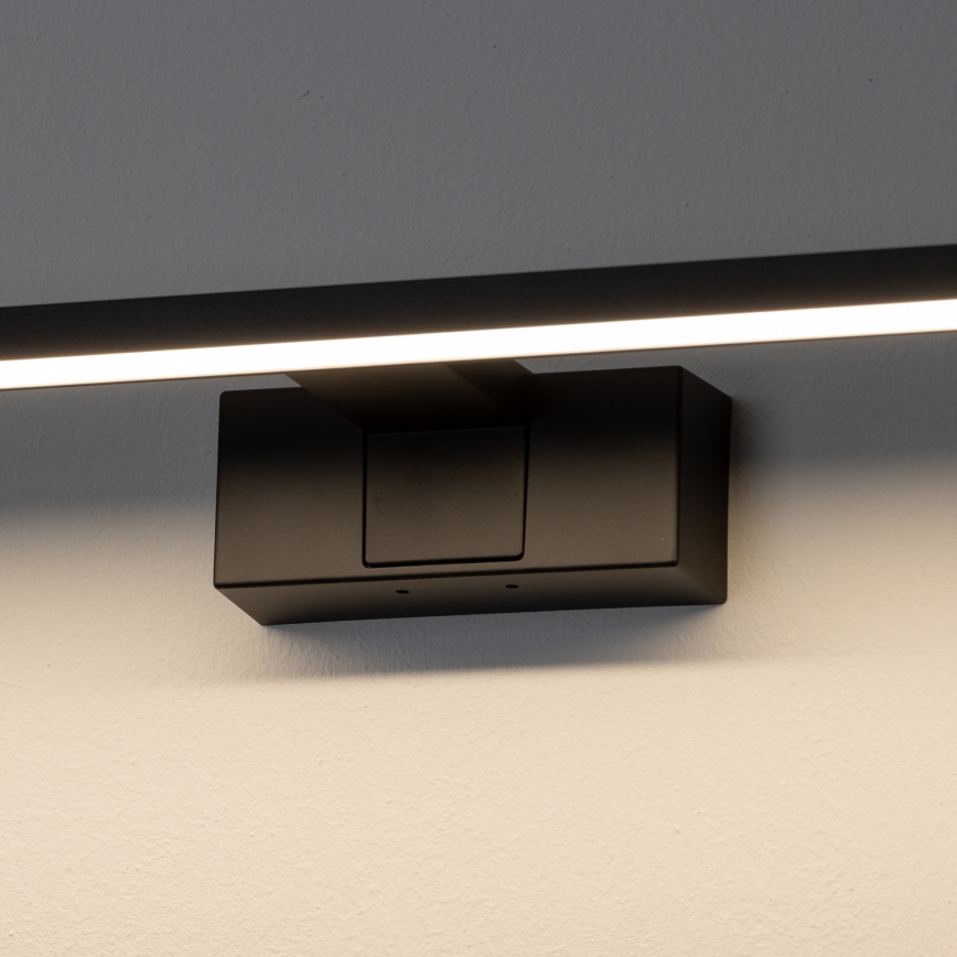 Aigostar - Φωτιστικό καθρέφτη μπάνιου LED/8W/230V 4000K 40 cm IP44 μαύρο
