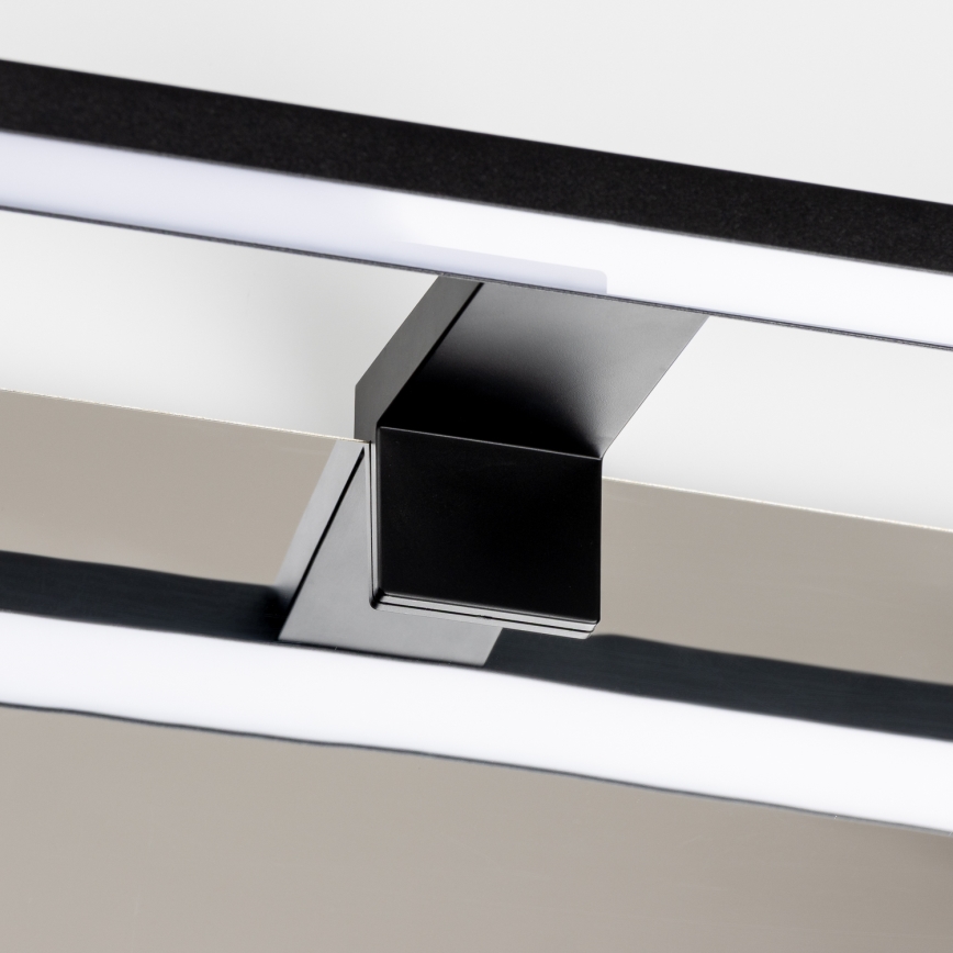 Aigostar - Φωτιστικό καθρέφτη μπάνιου LED/8W/230V 4000K 40 cm IP44 μαύρο