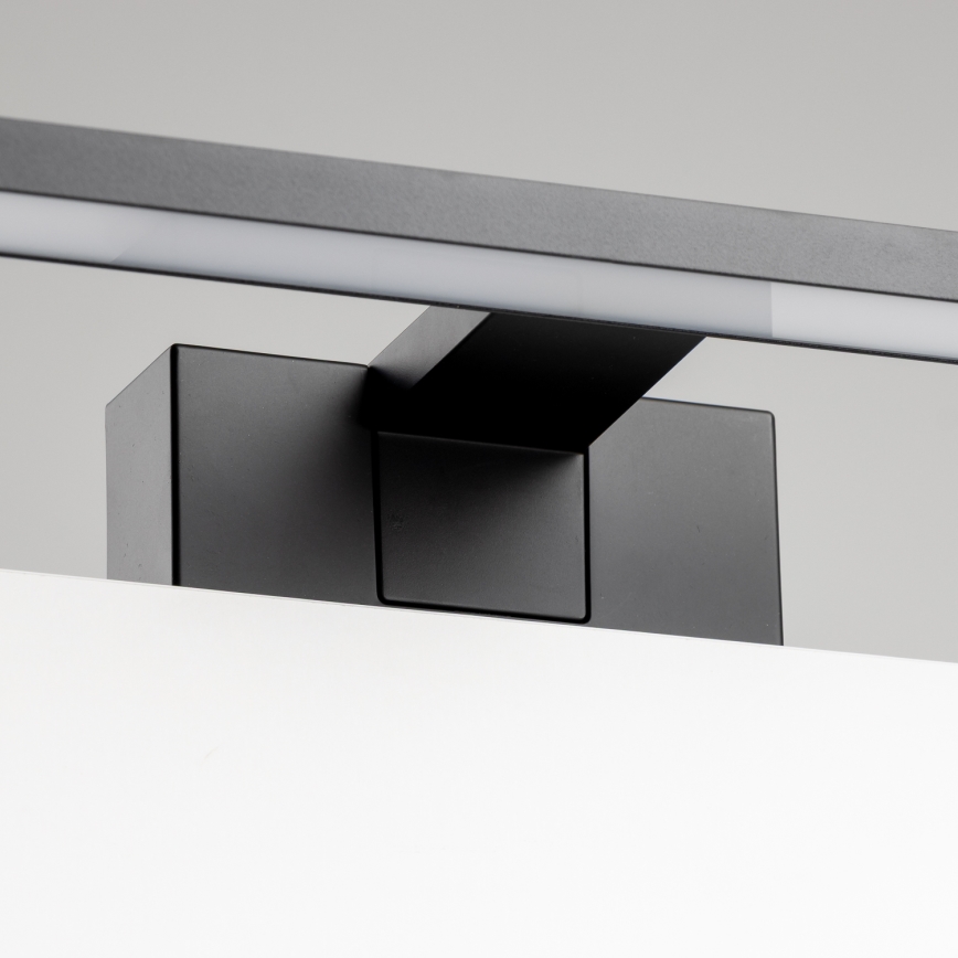 Aigostar - Φωτιστικό καθρέφτη μπάνιου LED/8W/230V 4000K 40 cm IP44 μαύρο