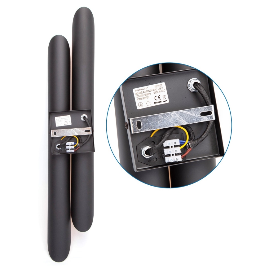 Aigostar - φωτιστικό τοίχου 4xE27/60W/230V