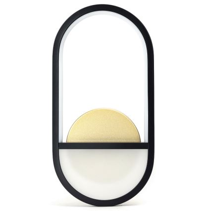 Aigostar - Φωτιστικό τοίχου LED LED/13,5W/230V 2700K μαύρο/χρυσαφί