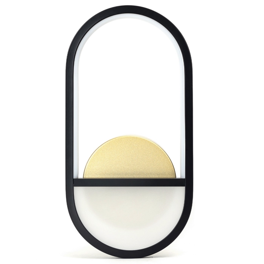 Aigostar - Φωτιστικό τοίχου LED LED/13,5W/230V 2700K μαύρο/χρυσαφί