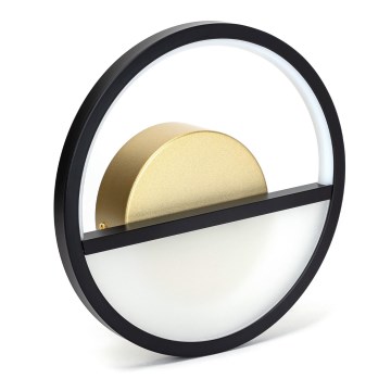 Aigostar - Φωτιστικό τοίχου LED LED/13,5W/230V 6500K μαύρο/χρυσαφί