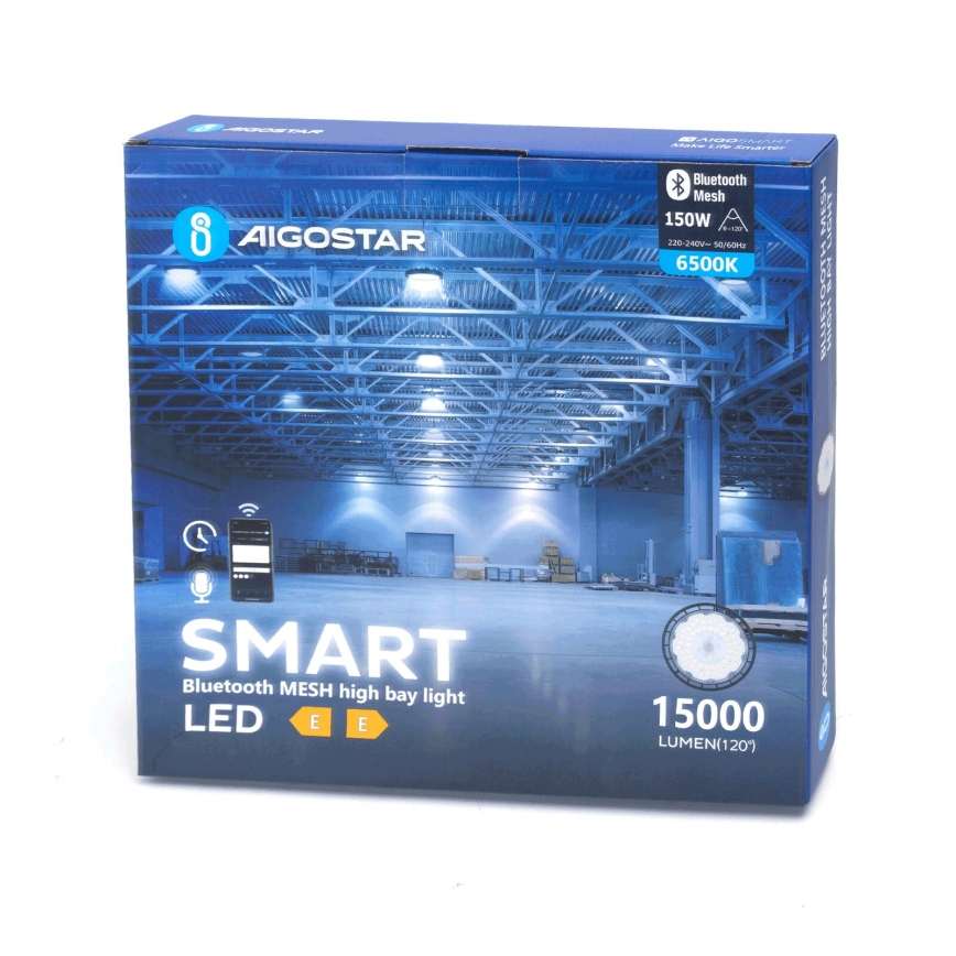 Aigostar - LED Heavy-duty dimming Εξωτερικού χώρου φωστικό MESH High Bay LED/150W/230V 6500K IP65