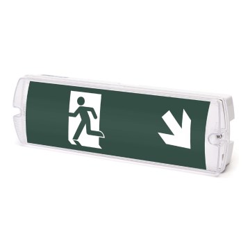 Aigostar - Φωτιστικό ασφαλείας LED EMERGENCY EXIT LED/4W/230V IP65 6500K 600mAh