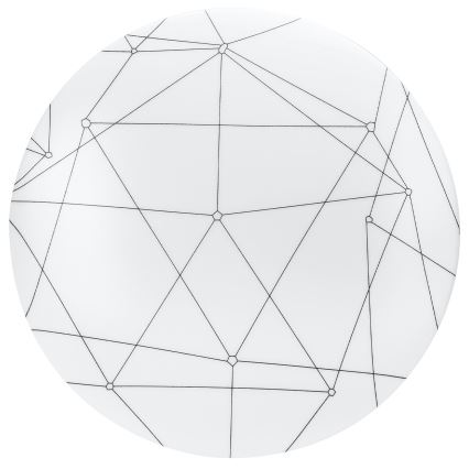 Aigostar - Φωτιστικό οροφής LED LED/36W/230V 6500K διάμετρος 38cm