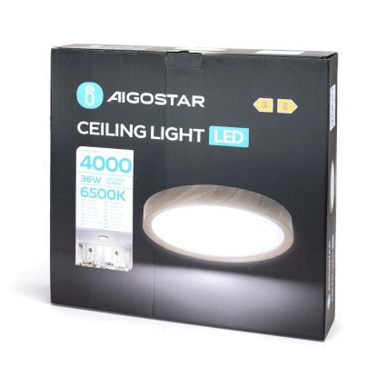 Aigostar - Φωτιστικό οροφής LED LED/36W/230V 6500K διάμετρος 48,1 cm