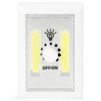 Aigostar - Φορητό νυχτερινό φωτιστικό LED/3xAAA 6500K