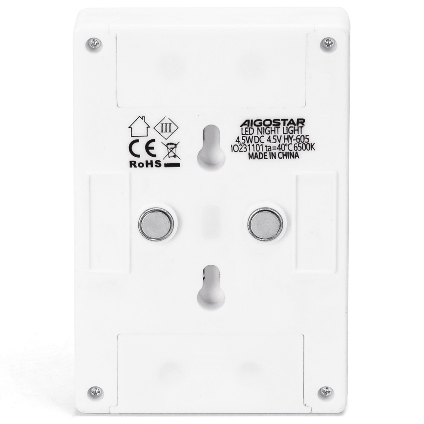 Aigostar - Φορητό νυχτερινό φωτιστικό LED/3xAAA 6500K