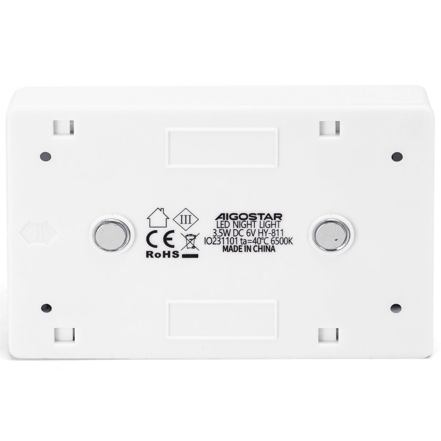 Aigostar - Φορητό νυχτερινό φωτιστικό LED/4xAAA 6500K