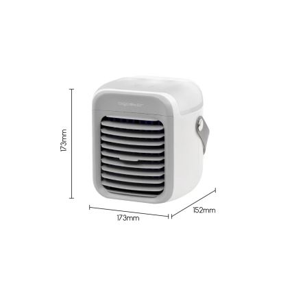 Aigostar - Φορητός ψύκτης αέρα 8W/5V, λευκό